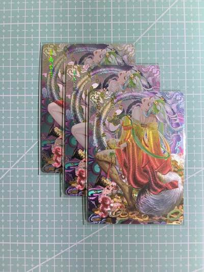 C先生卡牌 第15期 元集纪·刷子签·罐儿签·毒瘤签(持续收拍品中...) - 【折光】燎原×罐儿《幻西游》玉面狐狸 三渐变