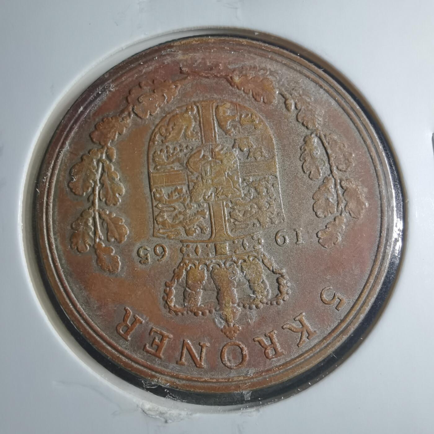 沼泽如烟--第885场 丹麦1965年5克朗