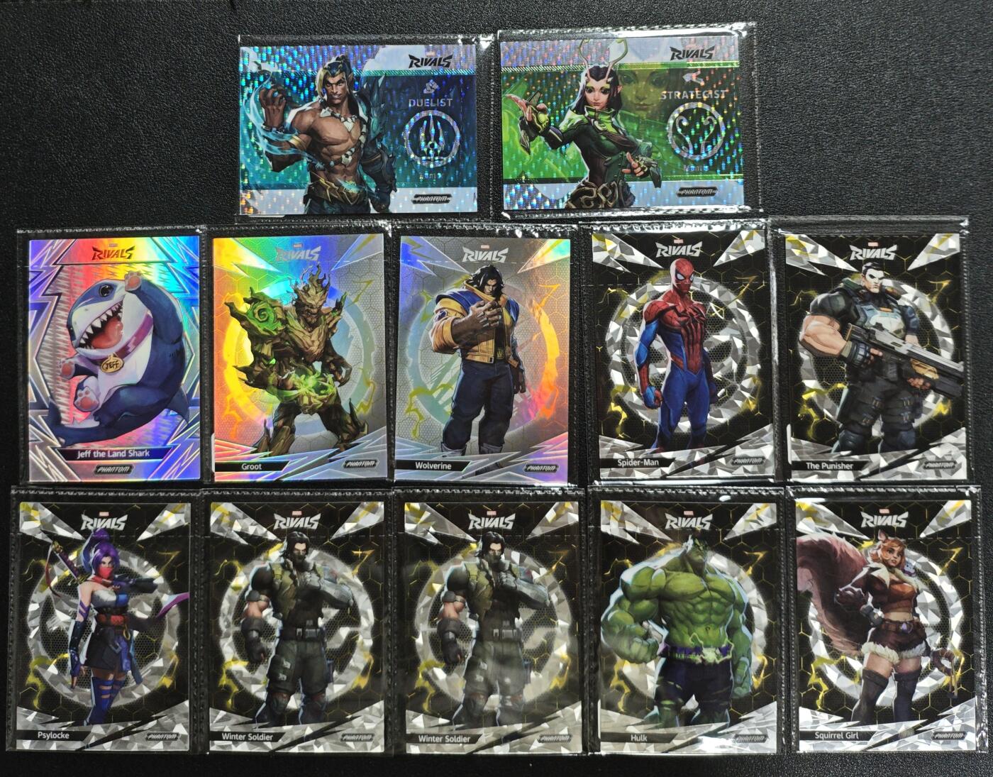 天玑星卡拍第133期《10.30周四截拍》持续收拍收评中 满赠卡需备注 卡卡沃 漫威争锋收藏卡系列 十二张