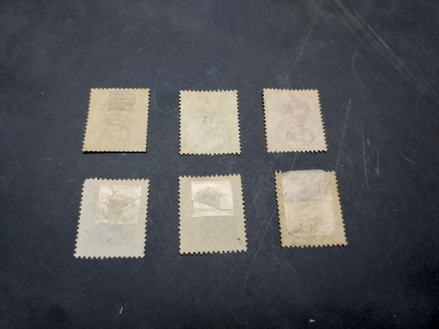 博彦收藏  11月3日 8点 邮票专场 香港 维多利亚女皇旧票6枚 个别瑕疵其他上品