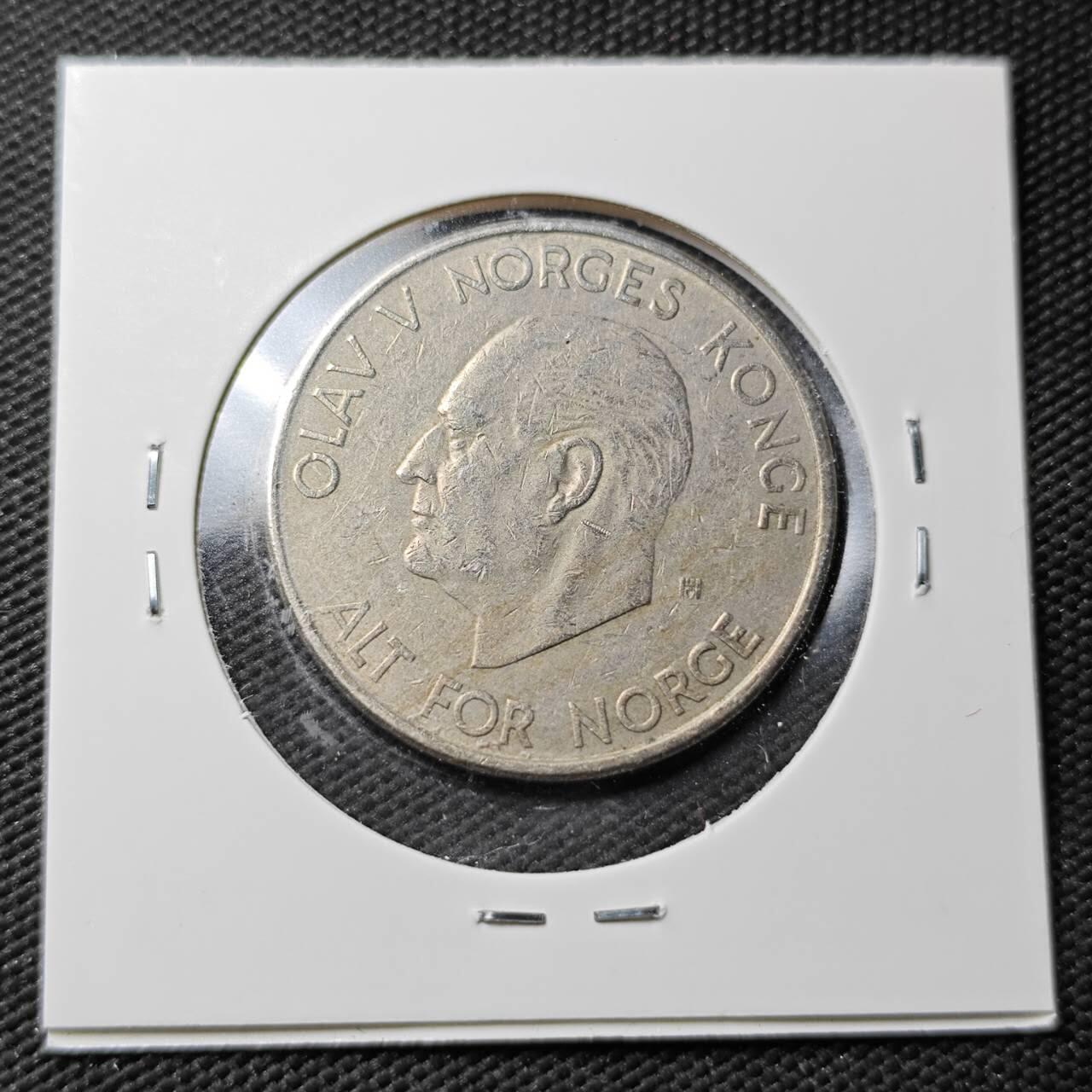 KK钱币收藏小铺  第360场  2月预留时间 周末发货  挪威5克朗