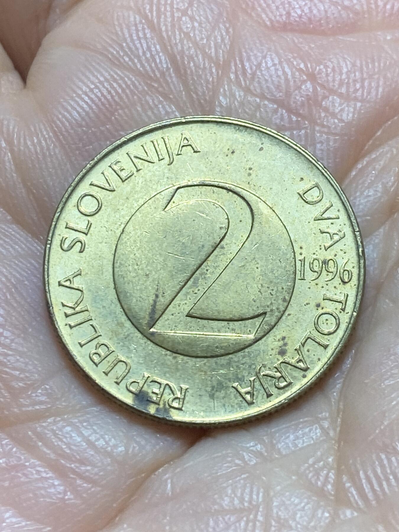 2025年第一百一十九场(总第一百四十五场）外国好品散币(免佣金) 斯洛文尼亚🇸🇮1996年2托拉尔