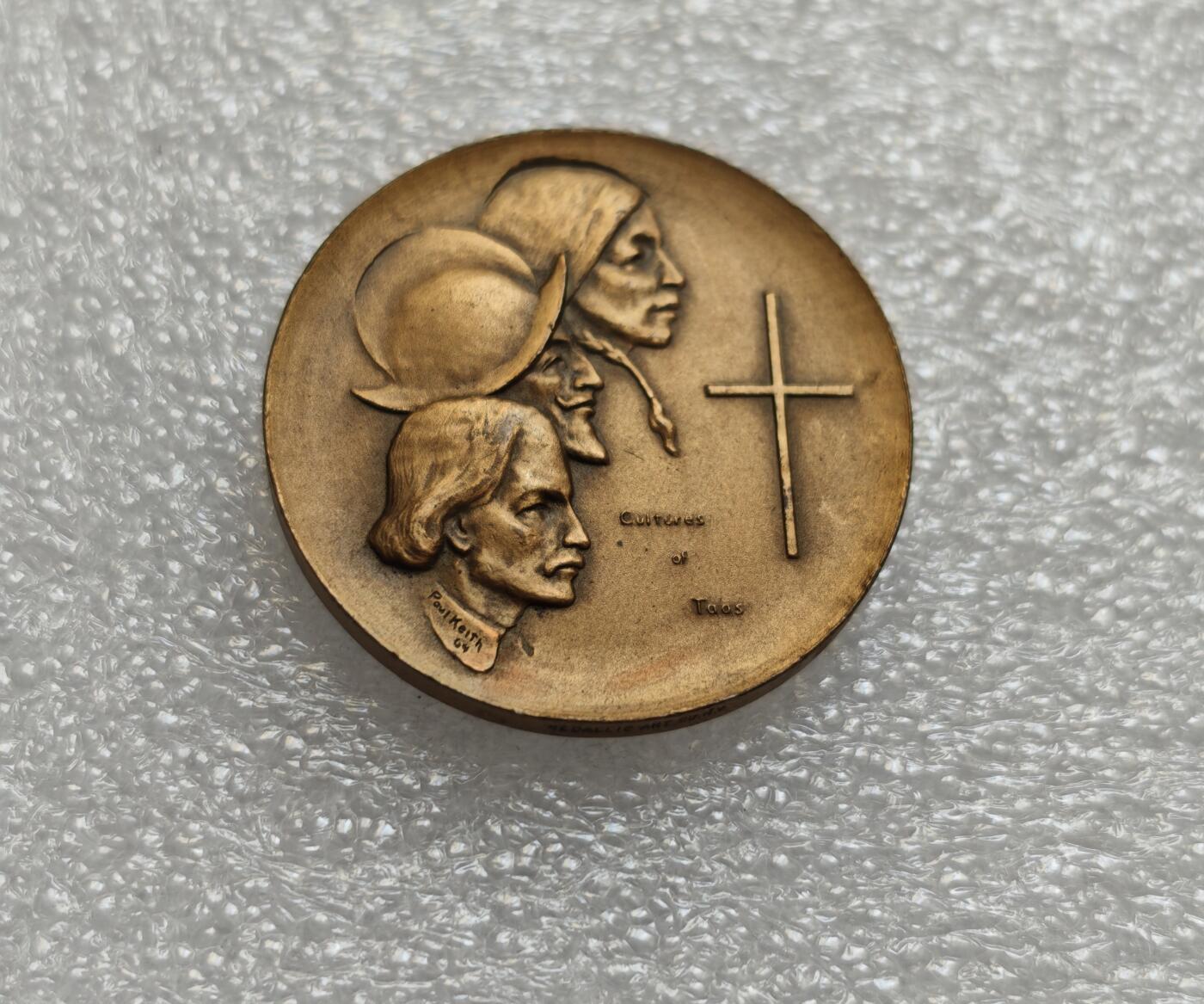 瓶子🏺第214期拍卖会  墨西哥1965年新墨西哥州纪念铜章  罕见