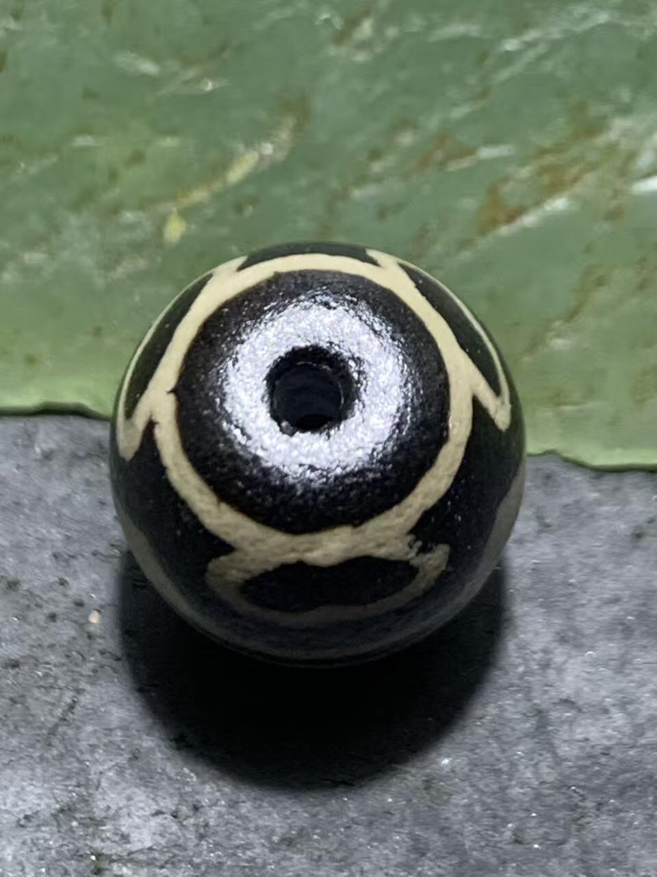 仅此一颗，精品藏传莲花天珠一颗，