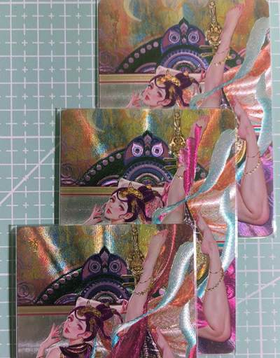 C先生卡牌 第15期 元集纪·刷子签·罐儿签·毒瘤签(持续收拍品中...) - 【折光】燎原×罐儿《幻西游》蝎子精 三渐变