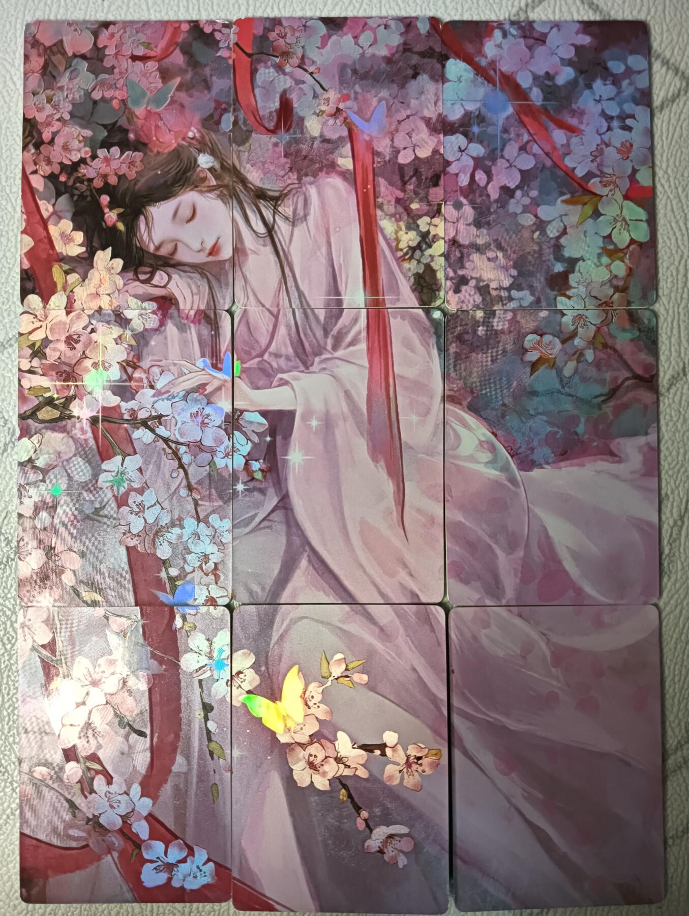 花开卡拍第45期（11月2号周日截拍，品控勿拍!!!拍品不寄存，运费5元，自制卡难免瑕疵，可能存在轻微撞角爆边等出厂瑕疵，品控介意勿拍！）