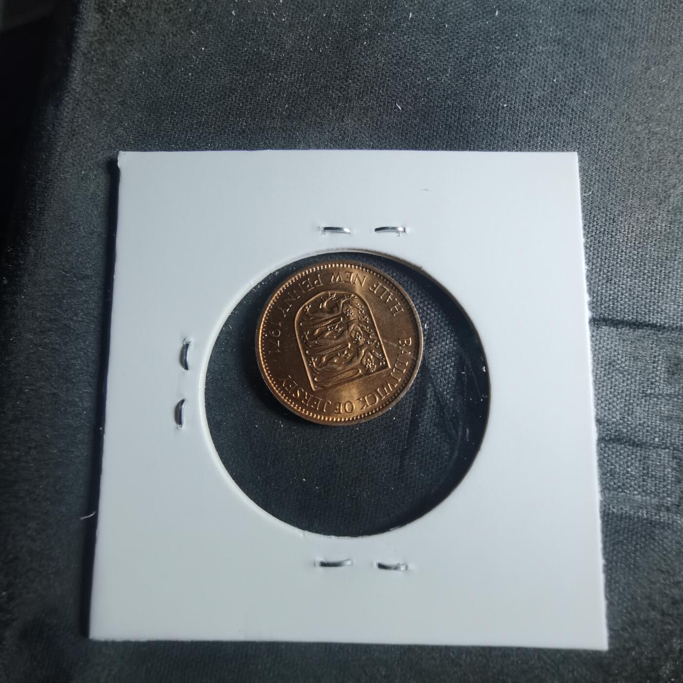 沼泽如烟--第885场 泽西1971年半便士