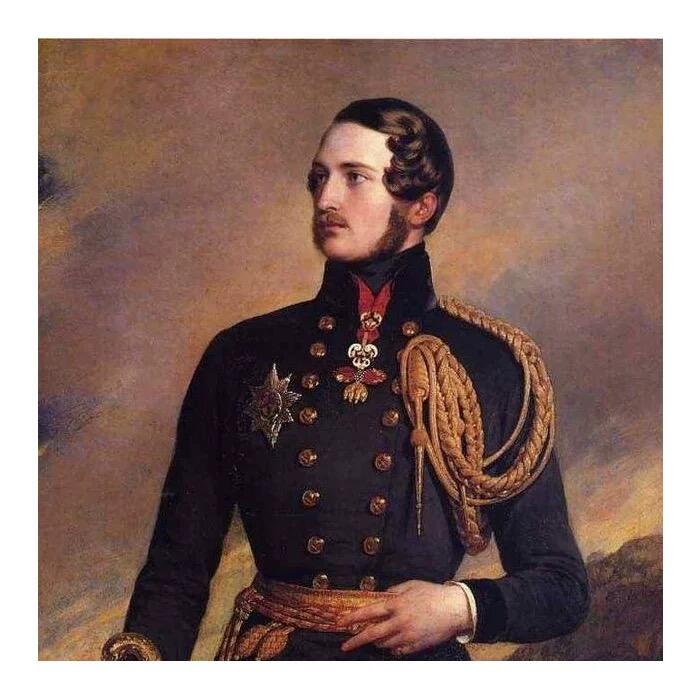 【旋风钱币】11月1日19:00准时开拍 精美欧洲币章、第三帝国钱币等 全场包邮！ 英国1862年 维多利亚女王丈夫阿尔伯特亲王 高浮雕精制大铜章 52MM 21克