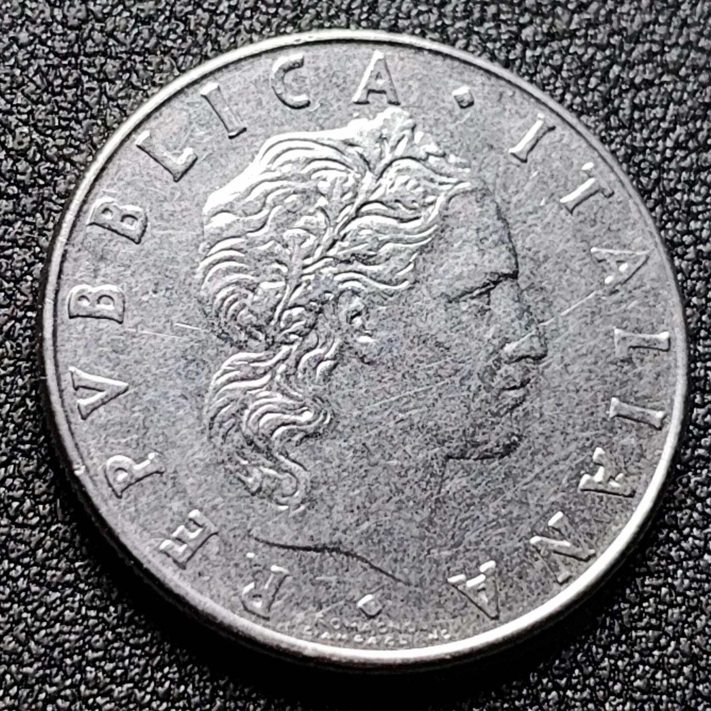 泉币菌-第119场-精品福利场 意大利 1976年 50里拉 锻冶之神 伍尔坎 24mm