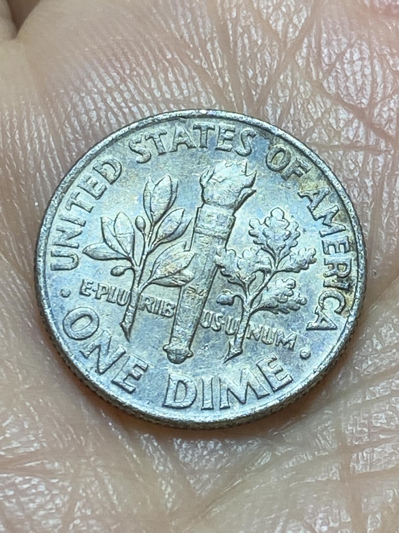 2025年第一百一十九场(总第一百四十五场）外国好品散币(免佣金) 美国🇺🇸1964年1角银币(罗斯福1角，第一版关门年，900银)