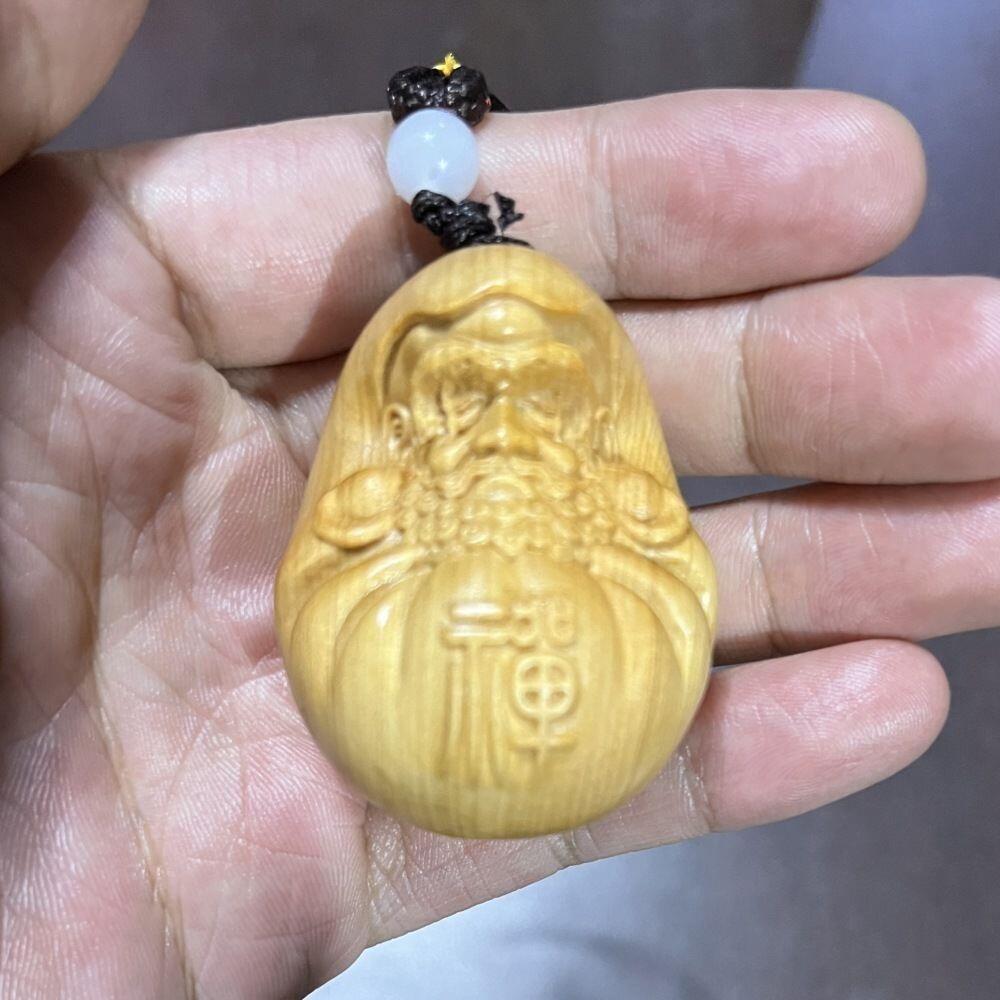 听雨轩 （十二）精品木雕 核雕 崖柏木雕刻手把件达摩祖师