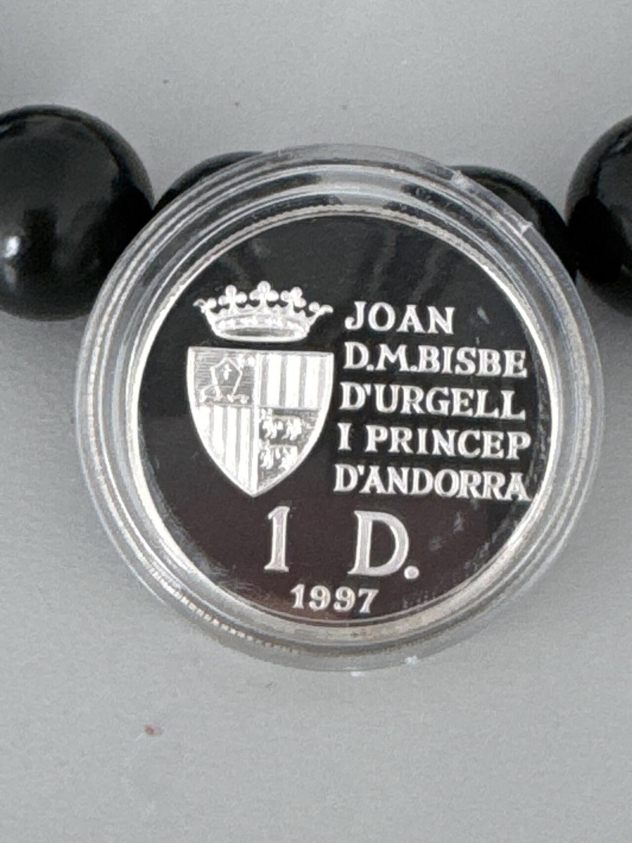 ❤️【币观天下】❤️ 第329期钱币拍卖- 2025.10.31周五晚上6点半场-长期征集拍品 安道尔1997年罗马条约欧罗巴女神精制纪念银币500银10克直径30毫米