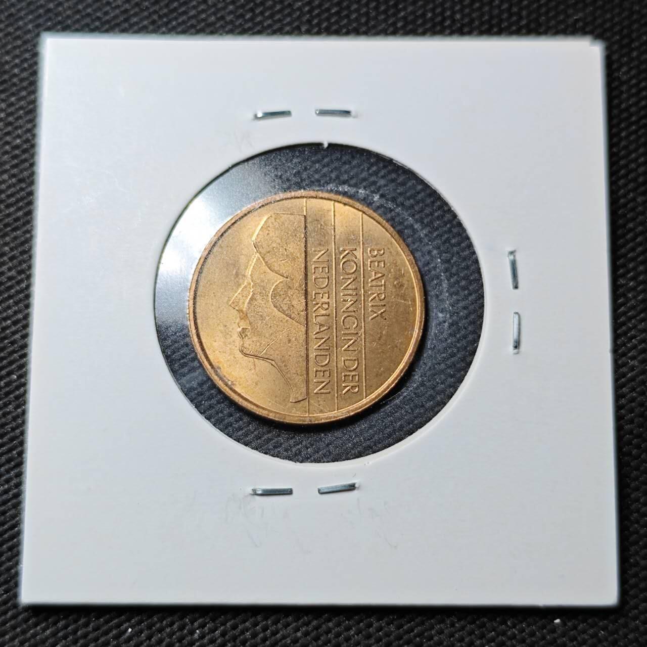 KK钱币收藏小铺  第360场  2月预留时间 周末发货  1984荷兰5分铜币