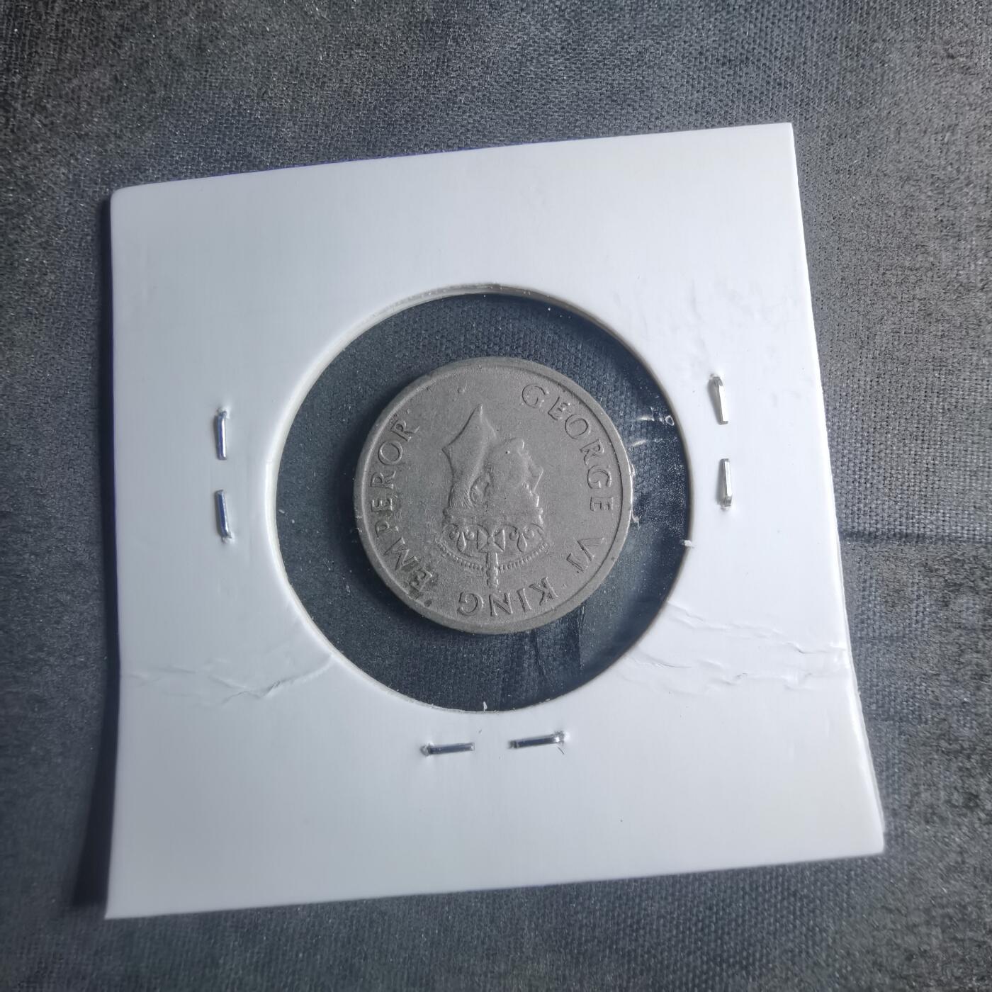 沼泽如烟--第885场 英属印度1947年四分之一卢比