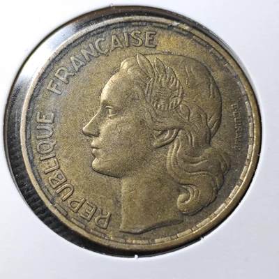 KK钱币收藏小铺  第360场  2月预留时间 周末发货 -  1953法国50法郎