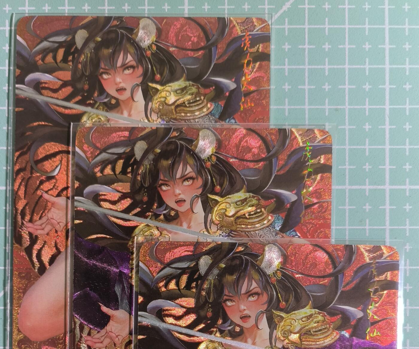 C先生卡牌 第15期 元集纪·刷子签·罐儿签·毒瘤签(持续收拍品中...) 【折光】燎原×罐儿《幻西游》虎力大仙 三渐变