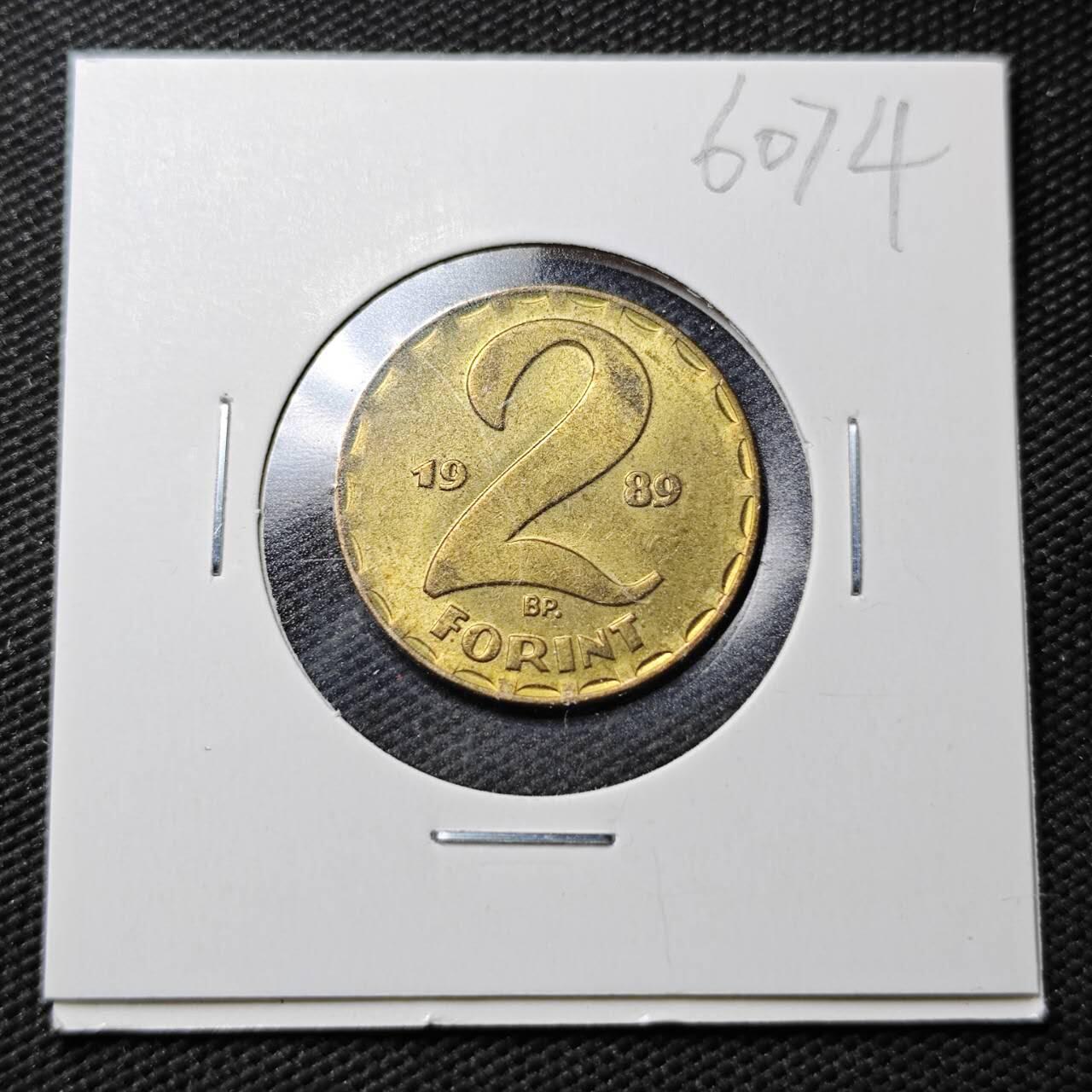 KK钱币收藏小铺  第360场  2月预留时间 周末发货  匈牙利2福林铜币