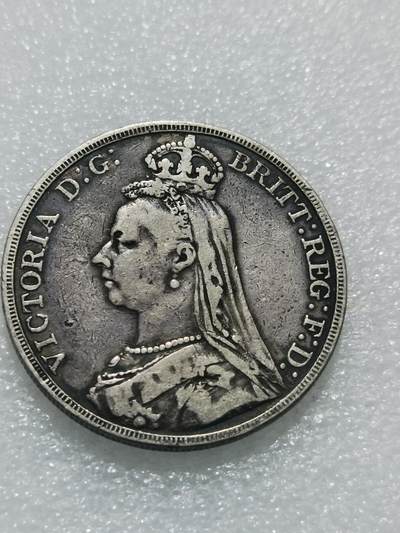 天下钱庄专场欢迎参拍 - 英国维多利亚马剑银币