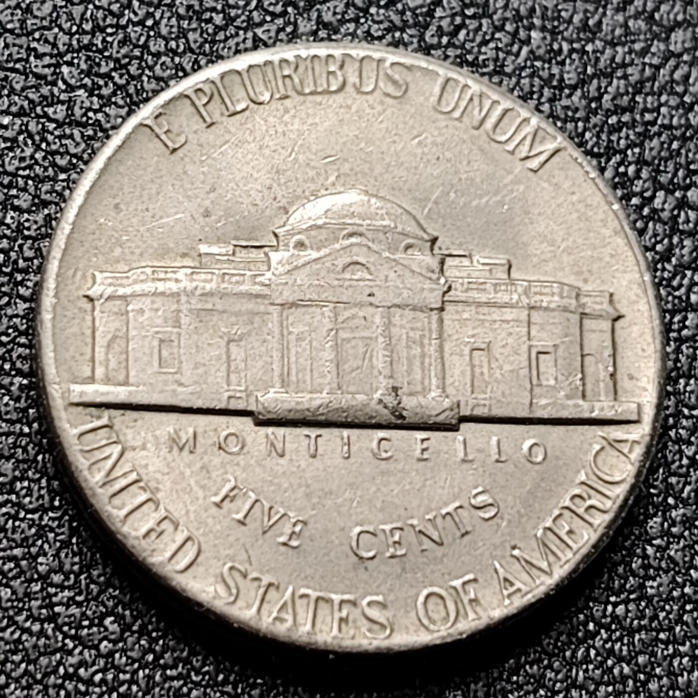 泉币菌-第119场-精品福利场  美国1976年5美分纪念币 杰斐逊 及 故居蒙蒂塞洛庄园 21mm 