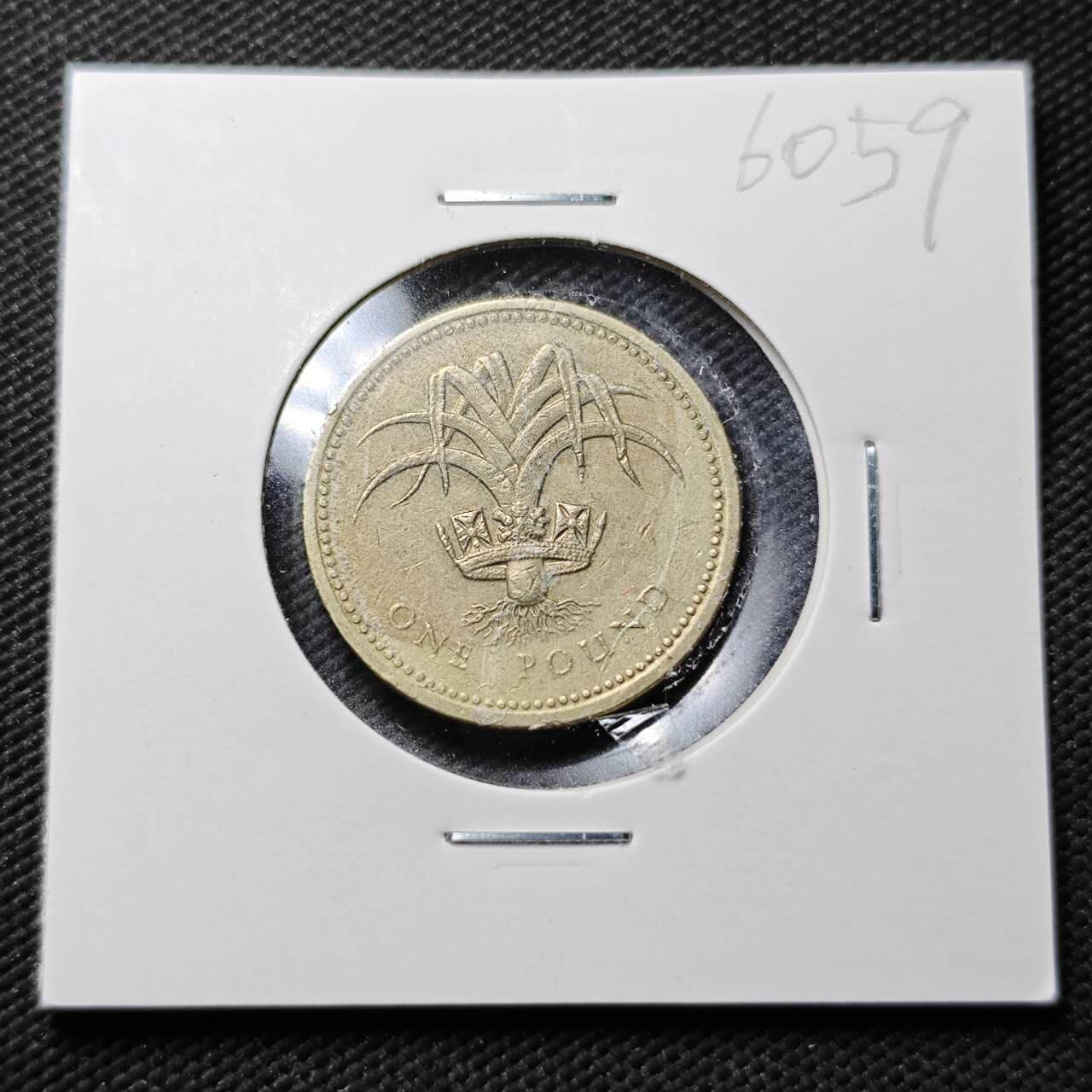 KK钱币收藏小铺  第360场  2月预留时间 周末发货 1985英国1镑 