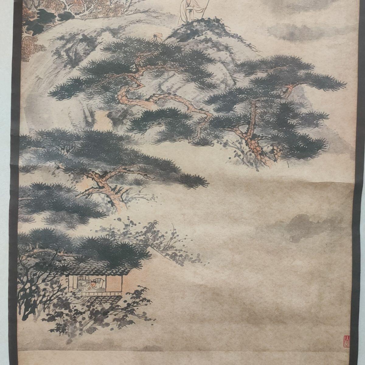 听雨轩（10） 名家名画中堂挂画（一） 石涛山水图