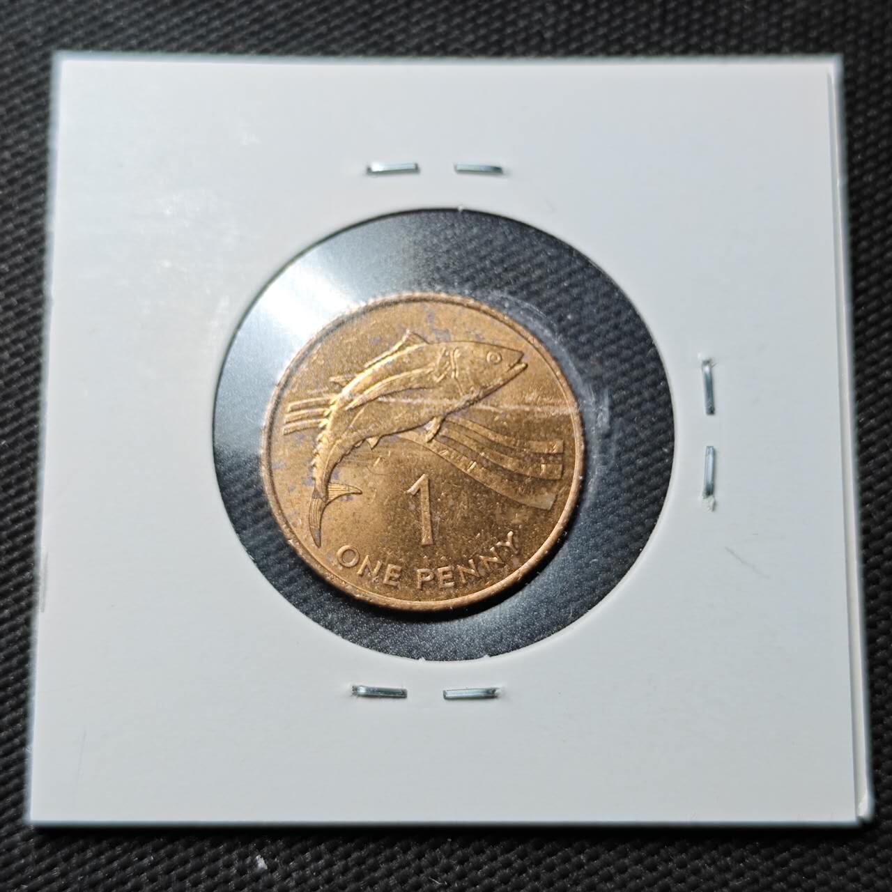 KK钱币收藏小铺  第360场  2月预留时间 周末发货  1991英属阿森松 1便士铜币