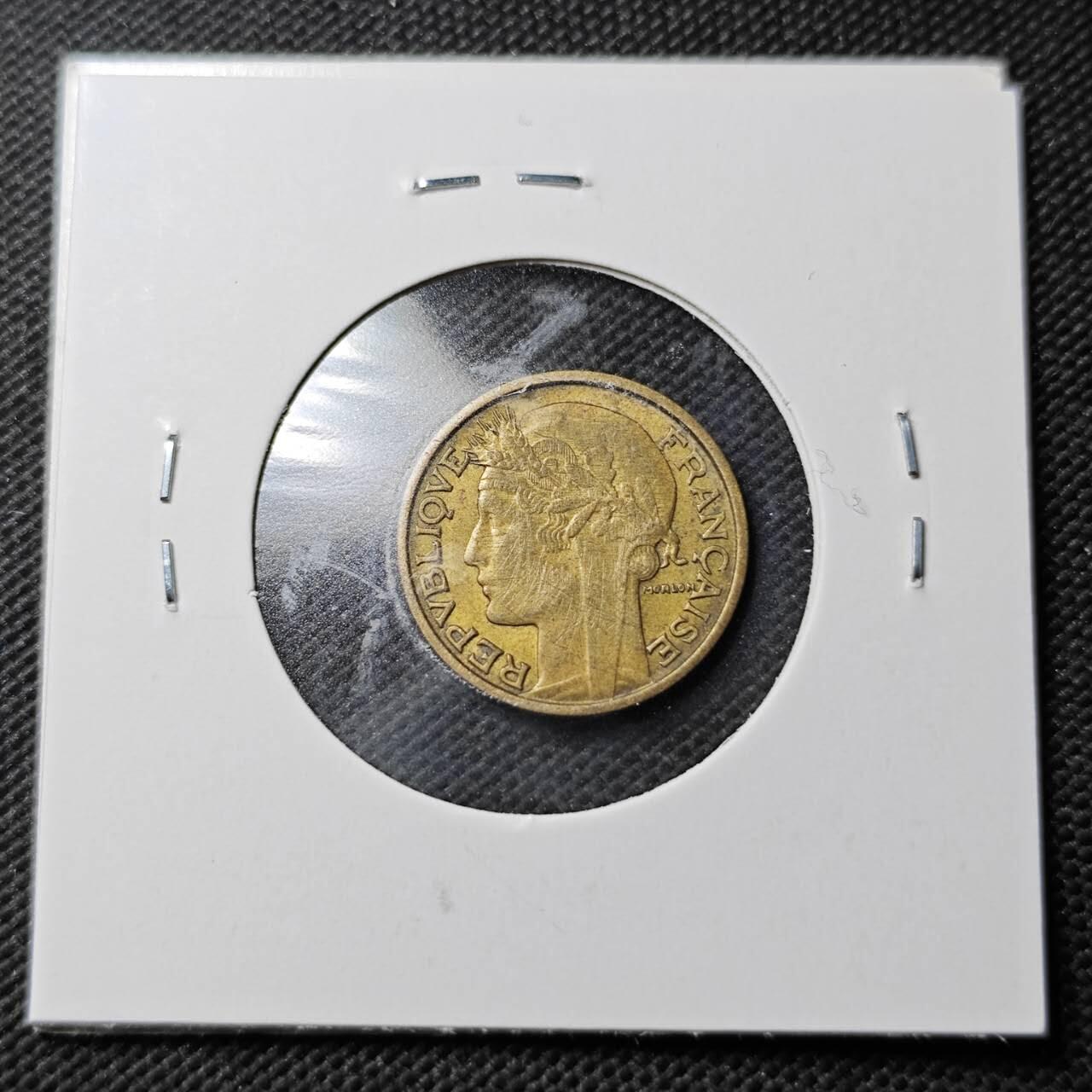 KK钱币收藏小铺  第360场  2月预留时间 周末发货  1932法国50分