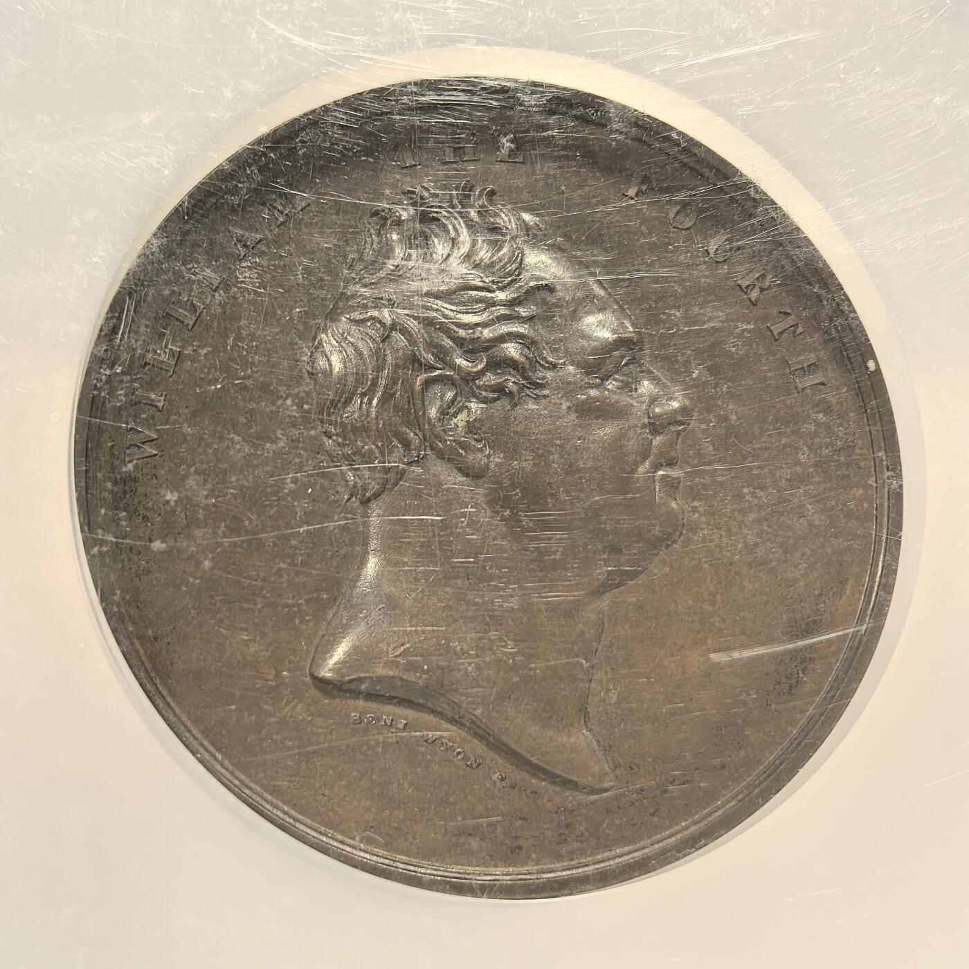 博洋堂世界钱币拍卖第144期（全场包邮） NGC MS62BN 英国1831年威廉四世伦敦桥开通纪念大铜章，51mm，NGC超大盒封装，伦敦金融城系列一号作品，铜色温润，状态很好