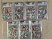 夜之极第三十四期 （11月1日周六晚9点截拍，欢迎竞拍） - 保粹&玄卡阁 五虎 三国人物卡七张 粗闪 9.5/10分 AUTH