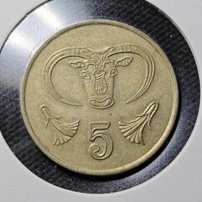 KK钱币收藏小铺  第360场  2月预留时间 周末发货 -  1988塞浦路斯5分