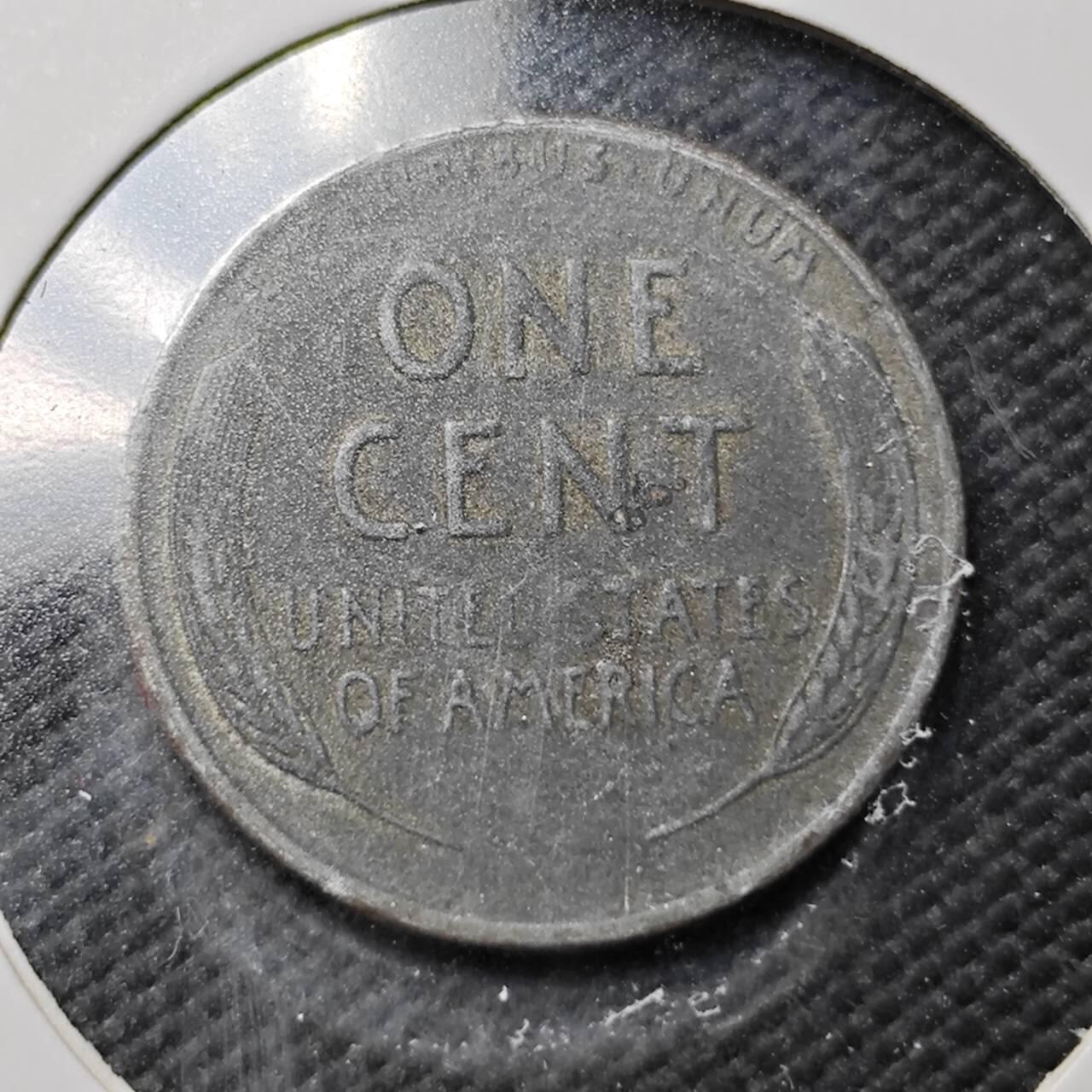 KK钱币收藏小铺  第360场  2月预留时间 周末发货 1943美国1分 铁美分