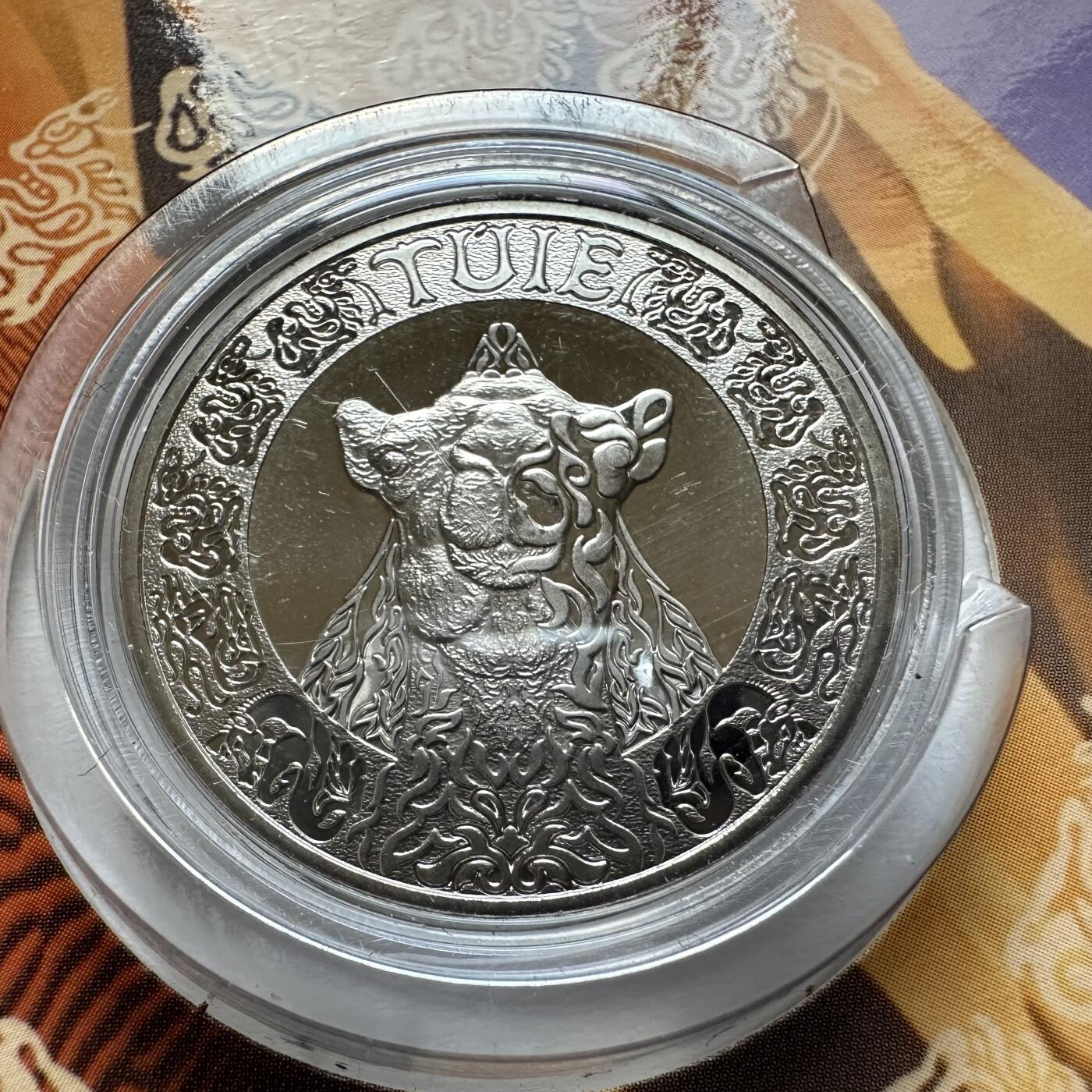 🌹外币初藏🌹🐯2025年第121场  每周二四六晚8️⃣点 哈萨克纪念币 哈萨克斯坦2023年骆驼200坚戈纪念币 发行量3万枚 精制币 