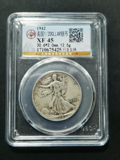 天下钱庄专场欢迎参拍 - 美国行走女神半圆银币