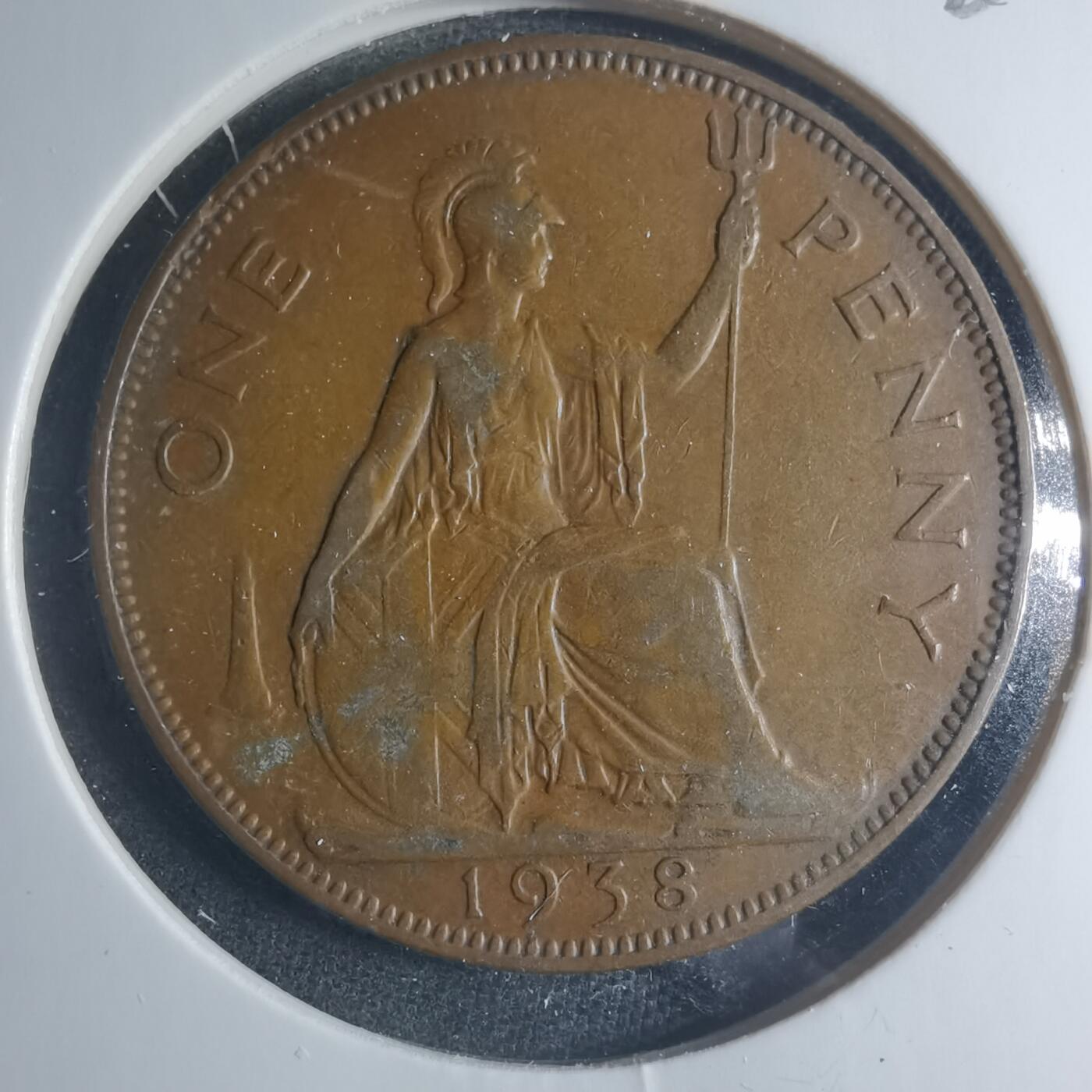 沼泽如烟--第885场 英国1938年1便士