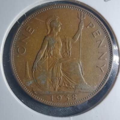 沼泽如烟--第885场 - 英国1938年1便士