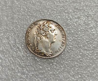 瓶子🏺第214期拍卖会 -  18世纪早期法国路易十五JETON银质代币章  背面财富女神驾马车