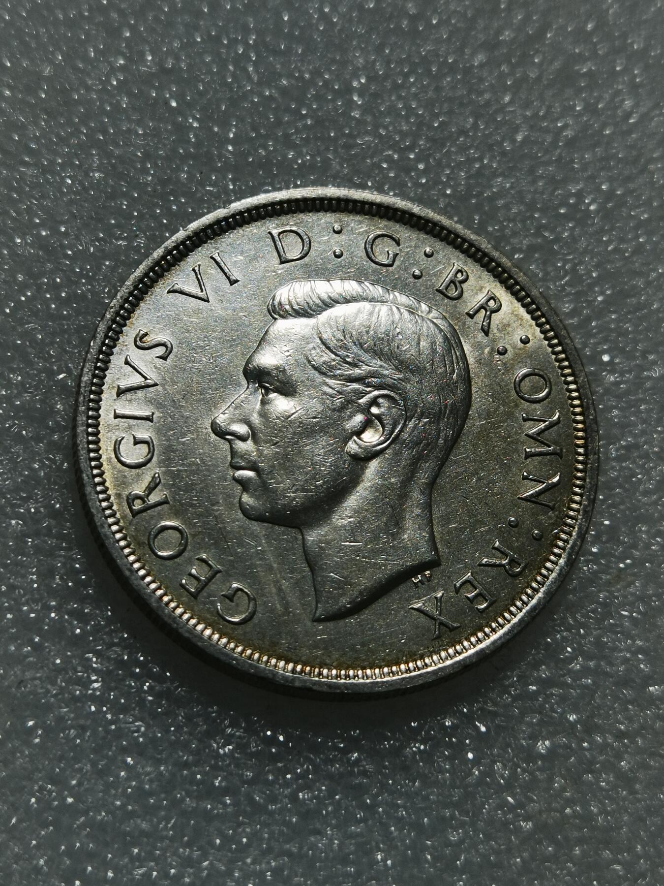 天下钱庄专场欢迎参拍 英国乔治六世登基克朗银币