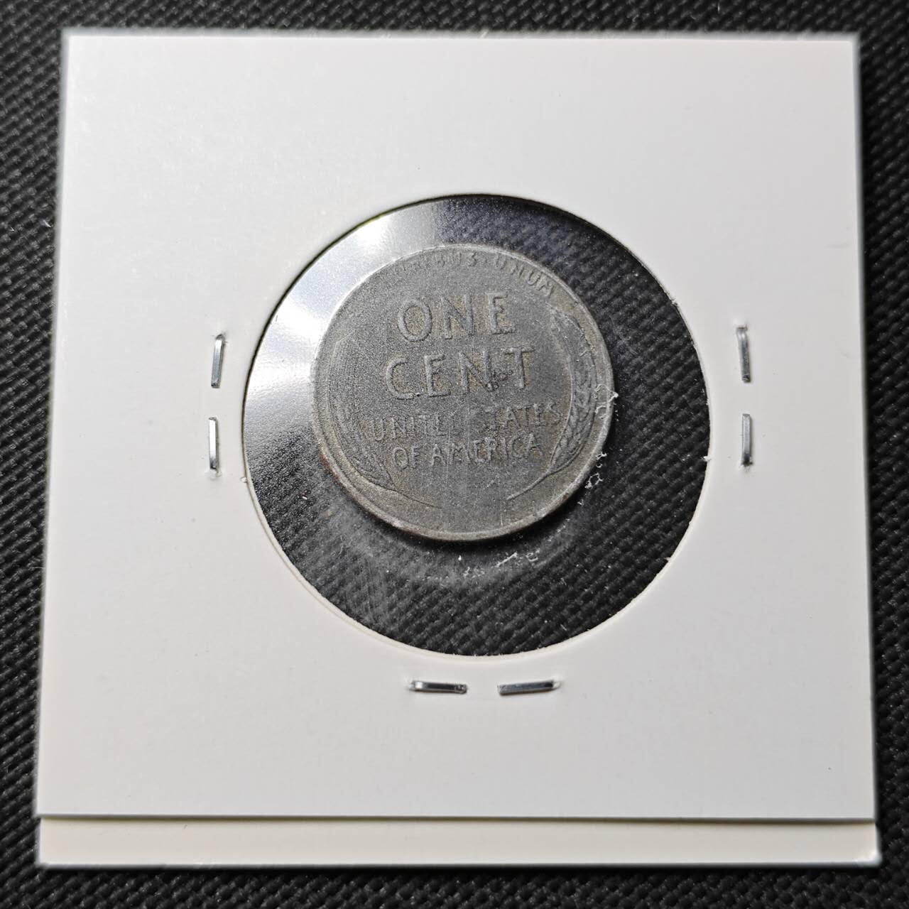 KK钱币收藏小铺  第360场  2月预留时间 周末发货 1943美国1分 铁美分