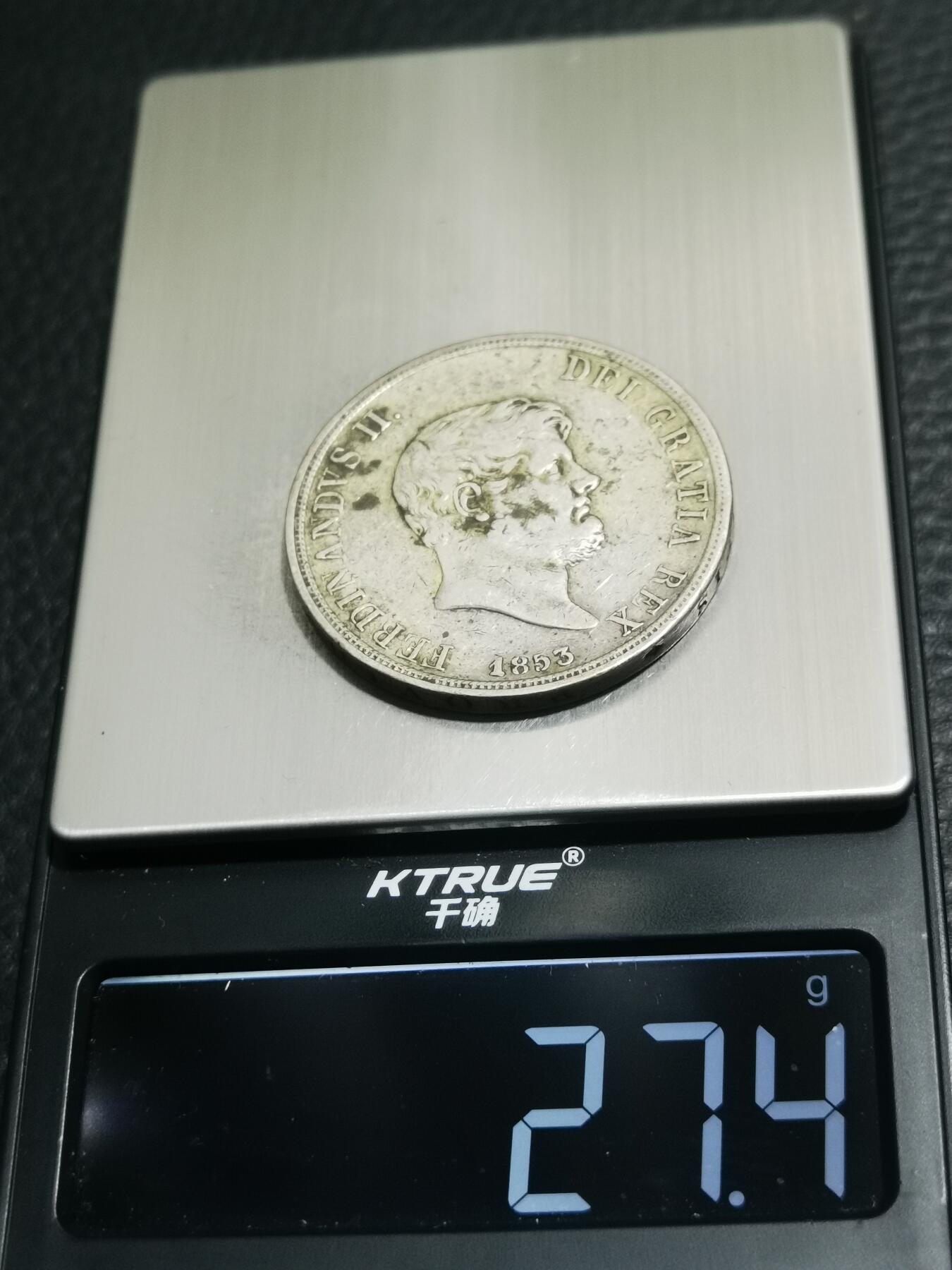 天下钱庄专场欢迎参拍 西西里王国120G银币