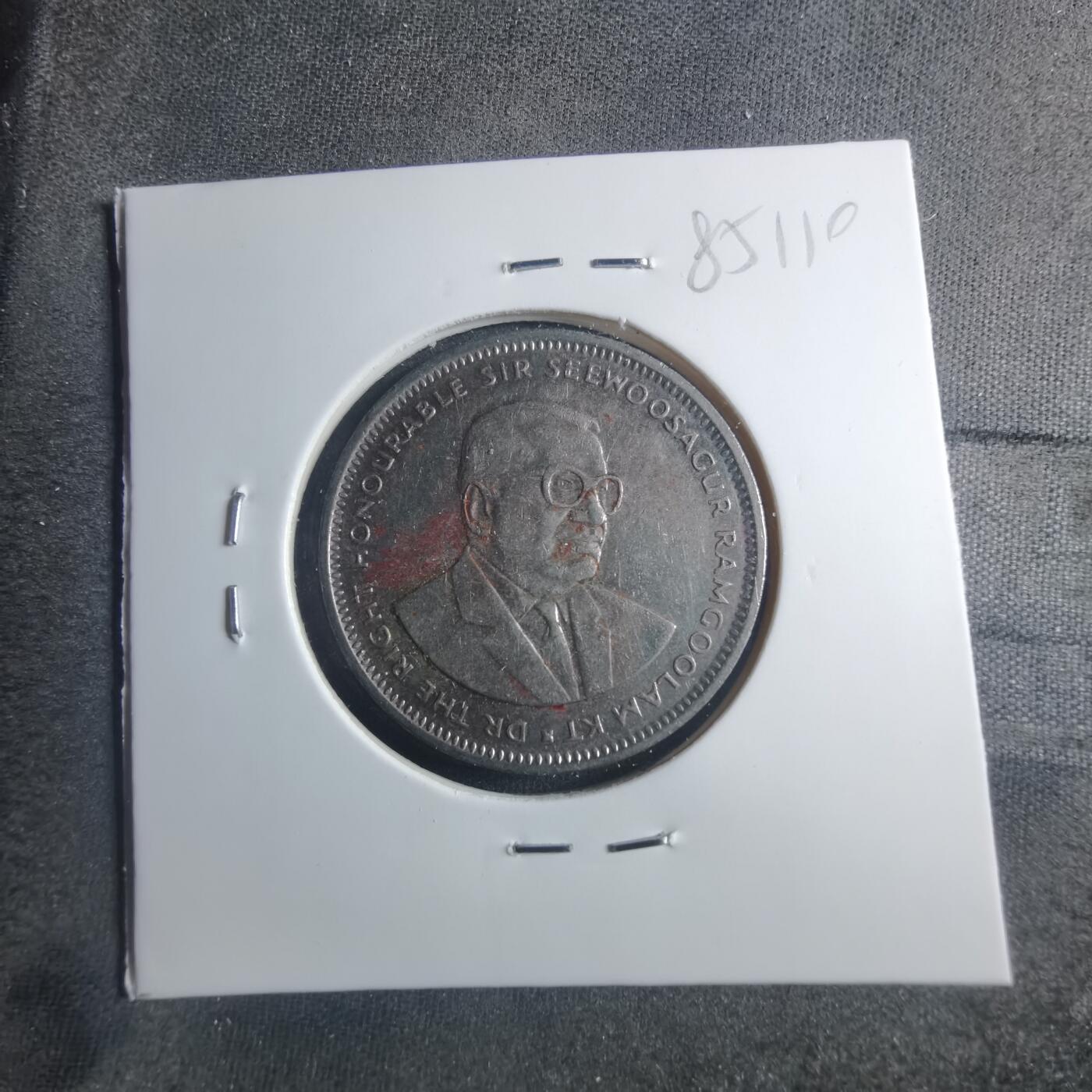 沼泽如烟--第885场 毛里求斯1993年1卢比