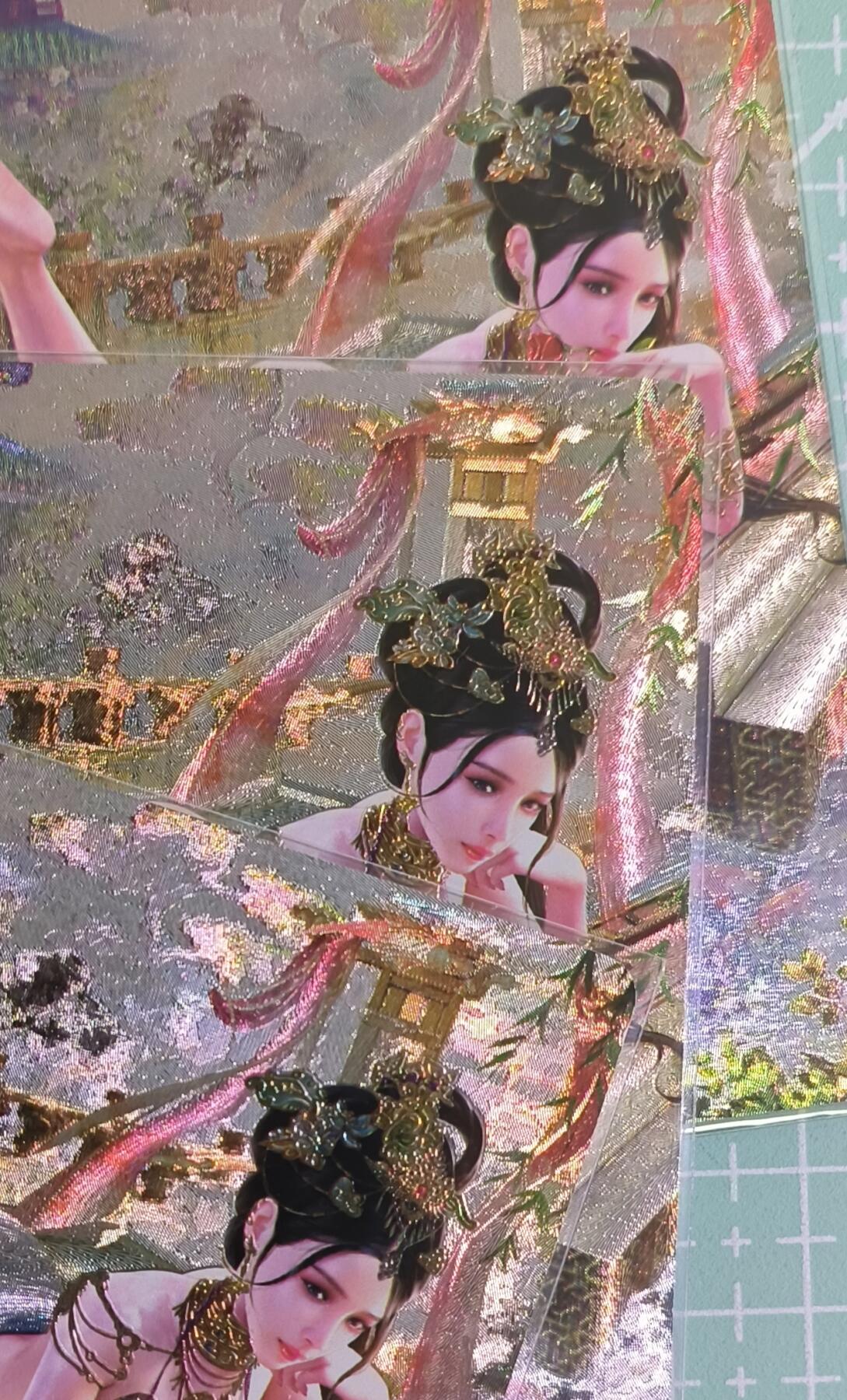 C先生卡牌 第15期 元集纪·刷子签·罐儿签·毒瘤签(持续收拍品中...) 【浮雕折光】焱卡文化×巴丁《绝色绘卷》西施 三渐变