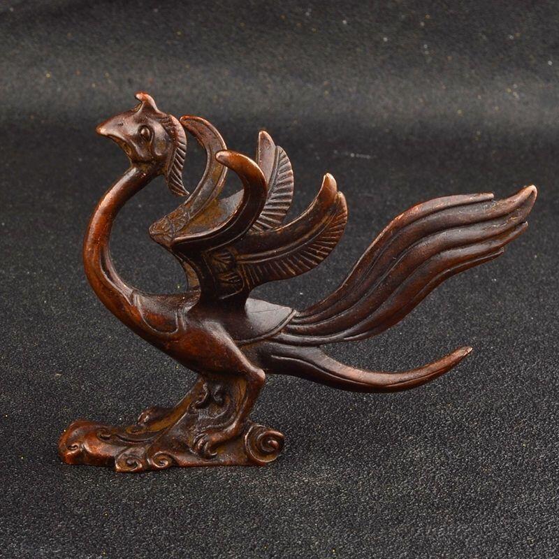 听雨轩 （十二）精品木雕 核雕 四方神兽青龙白虎朱雀玄武桌面摆件