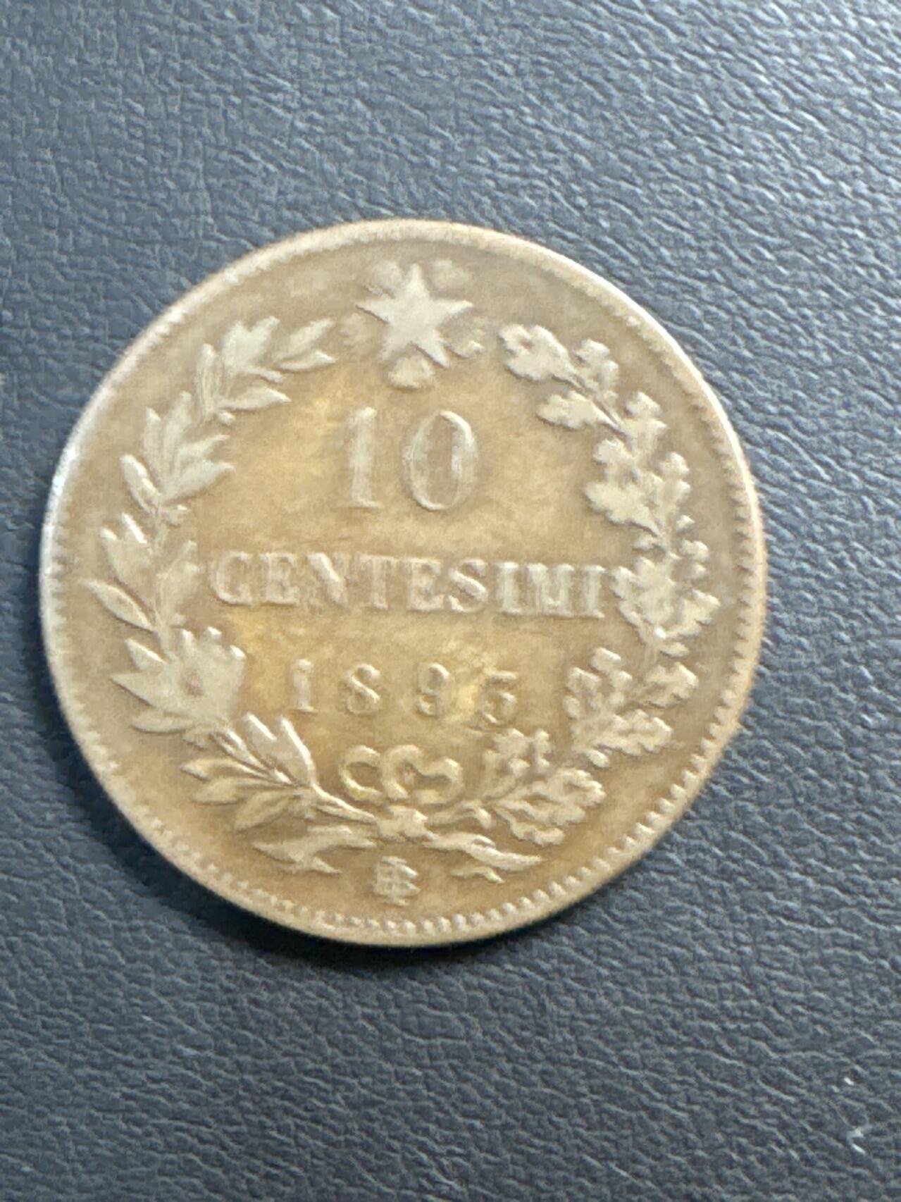 ❤️【币观天下】❤️ 第329期钱币拍卖- 2025.10.31周五晚上6点半场-长期征集拍品 意大利10分铜币1895年铜币