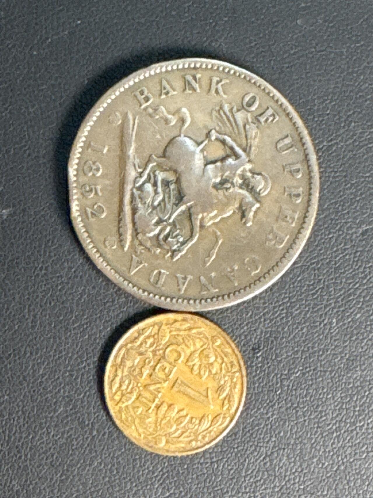 ❤️【币观天下】❤️ 第329期钱币拍卖- 2025.10.31周五晚上6点半场-长期征集拍品 上加拿大1852年+库拉索19421分