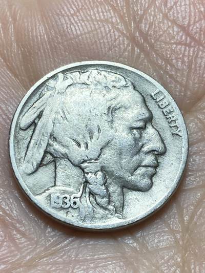 2025年第一百一十九场(总第一百四十五场）外国好品散币(免佣金) - 美国🇺🇸1936年5分