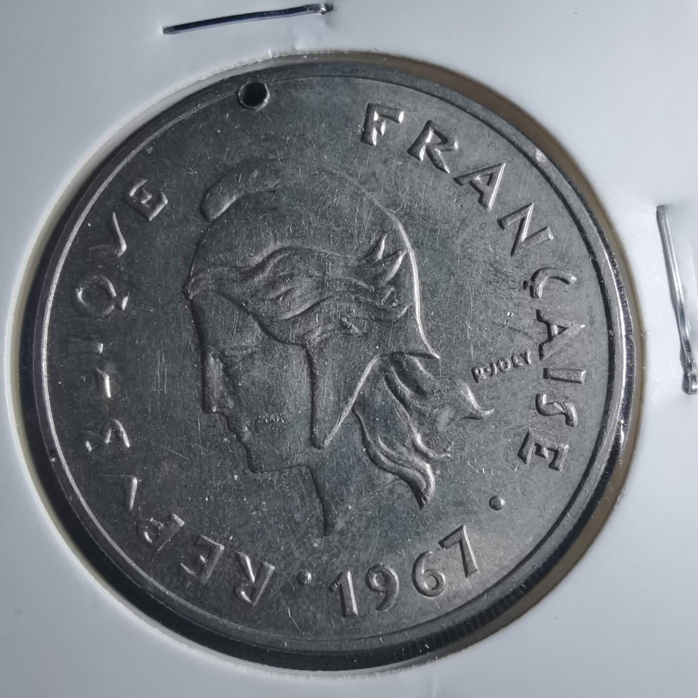 沼泽如烟--第885场 法属新喀里多尼亚1967年50法郎