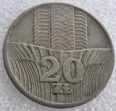 外国优质纪念币银币，周六晚上九点倒数截拍，满百包邮，可寄存半年，喜欢朋友微信扫描二维码可直接参拍 - 波兰1976年20兹罗提