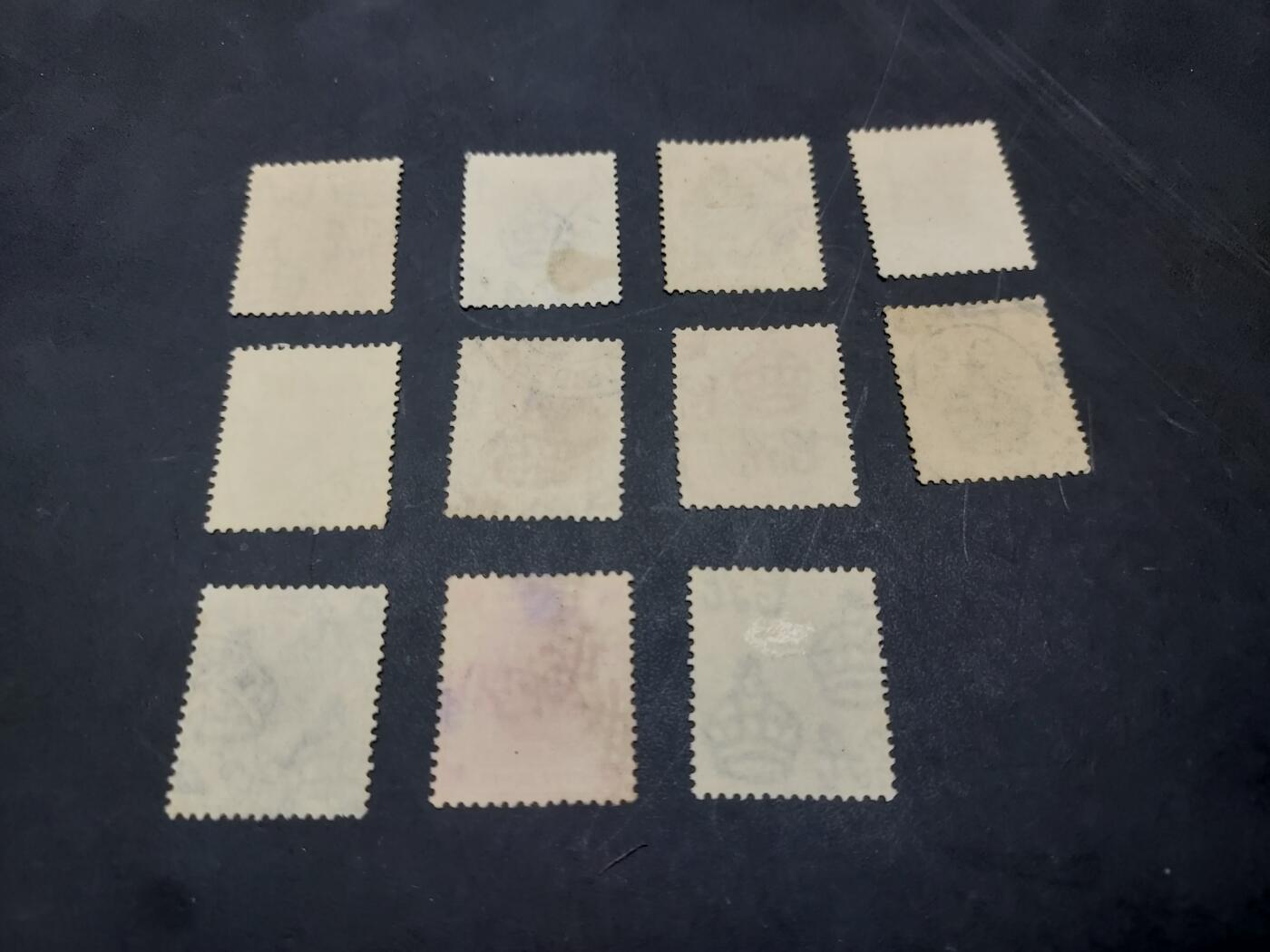 博彦收藏  11月3日 8点 邮票专场 香港乔治六世旧票包括5元 11枚 上品