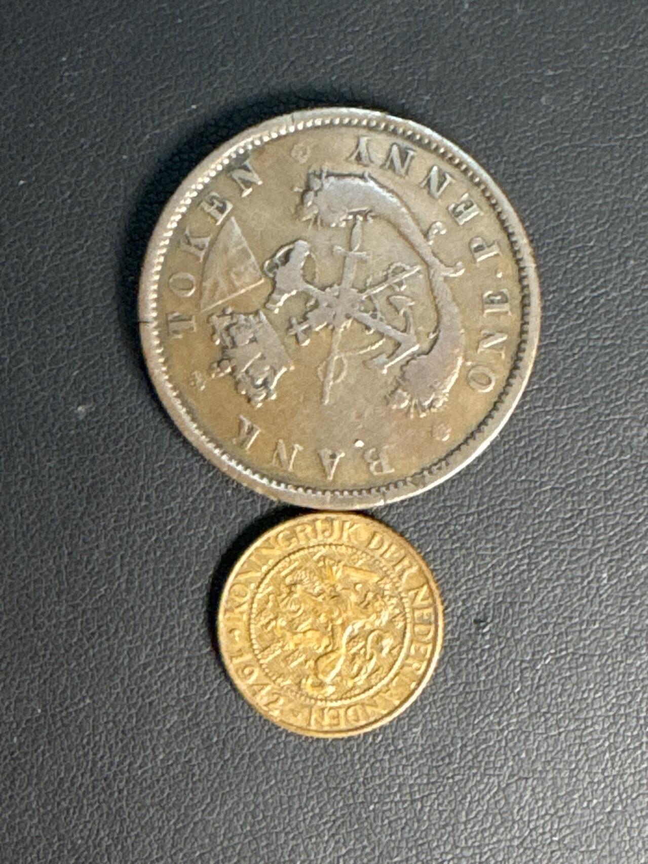 ❤️【币观天下】❤️ 第329期钱币拍卖- 2025.10.31周五晚上6点半场-长期征集拍品 上加拿大1852年+库拉索19421分