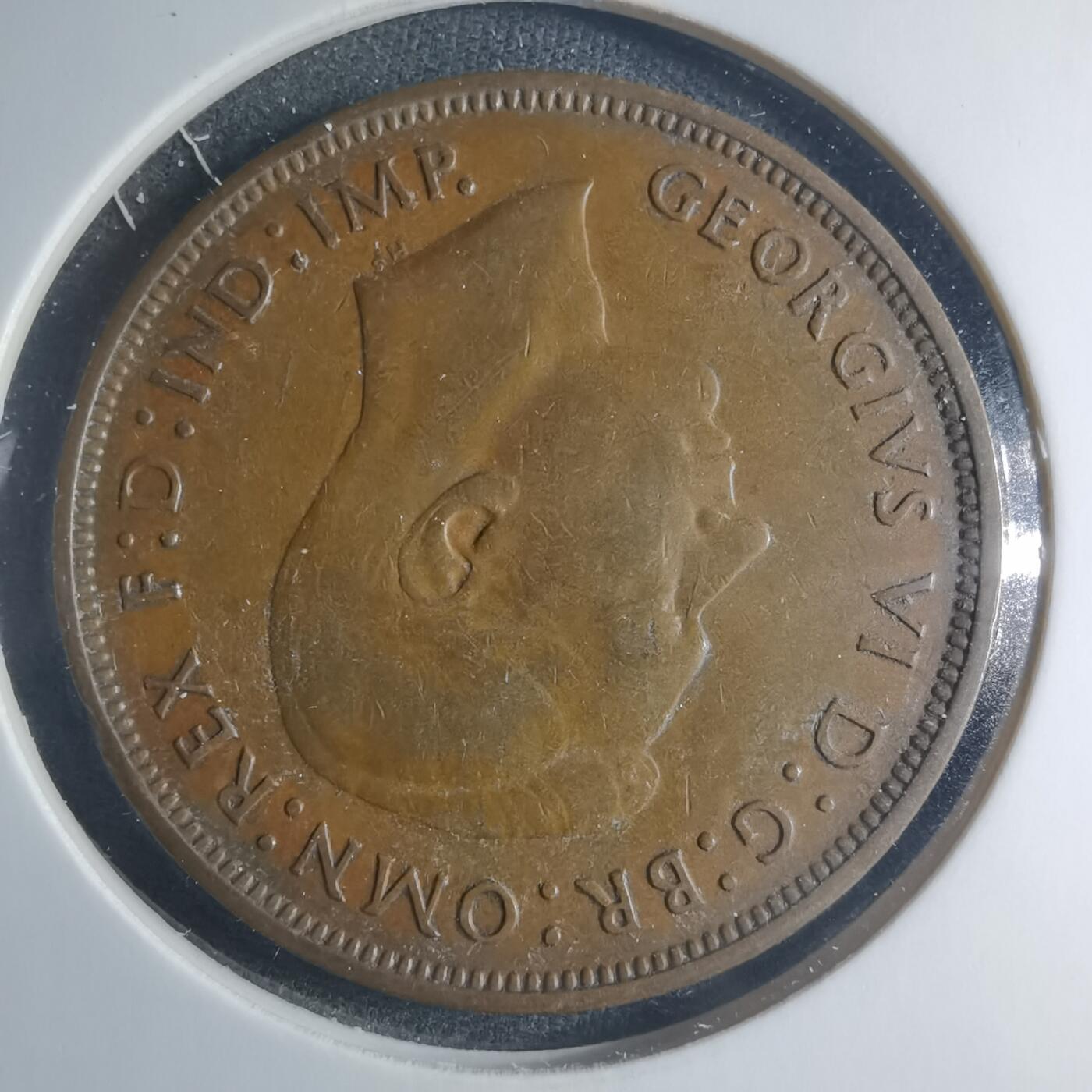 沼泽如烟--第885场 英国1938年1便士